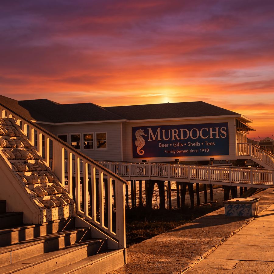 Murdoch's at sunset